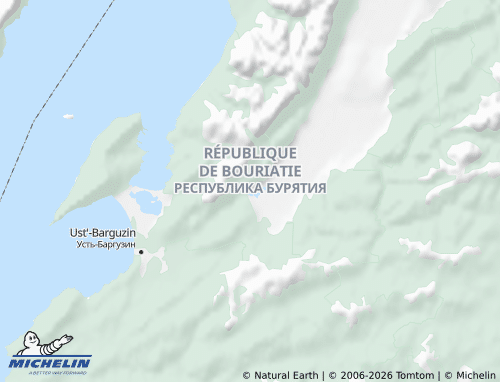 MICHELIN-Landkarte Bargusinski Rajon - ViaMichelin