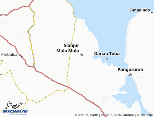 Mapa MICHELIN Bonan Dolok - ViaMichelin