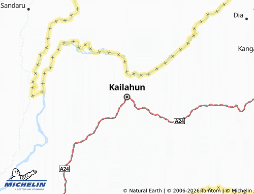 Mappa MICHELIN Kailahun - ViaMichelin