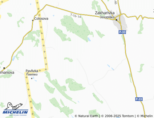 MICHELIN Untylivka map - ViaMichelin