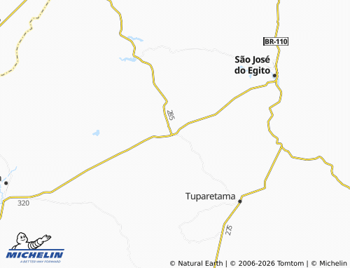 Carte MICHELIN Riacho do Meio - ViaMichelin
