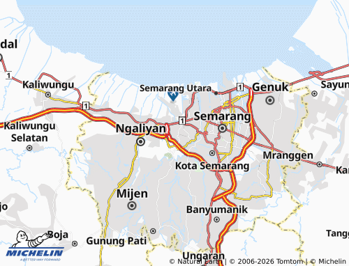 MICHELIN Kembangarum map - ViaMichelin