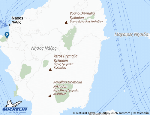 Carte MICHELIN Danakos - ViaMichelin