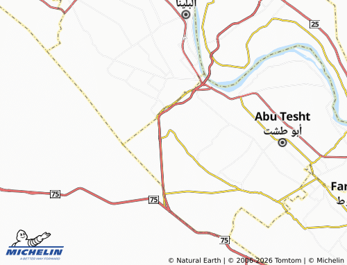 MICHELIN El Omrah map - ViaMichelin