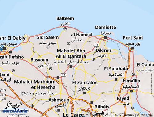 Mapa MICHELIN Nabaroh - ViaMichelin