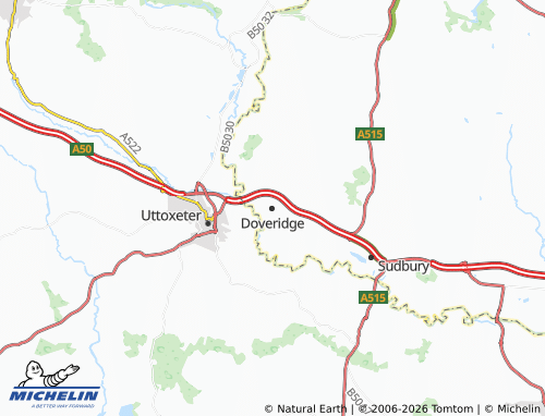 Mappa MICHELIN Doveridge - ViaMichelin