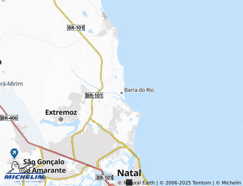MICHELIN Barra do Rio map - ViaMichelin