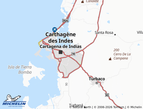 Carte MICHELIN El Gallo - ViaMichelin