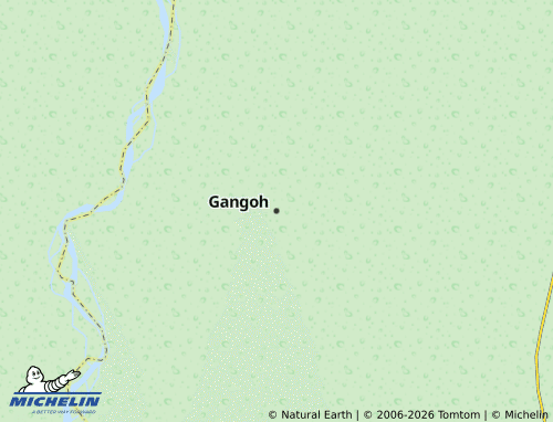 MICHELIN Gangoh map - ViaMichelin