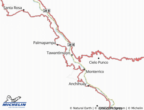 Mapa MICHELIN Tawantinsuyo - ViaMichelin