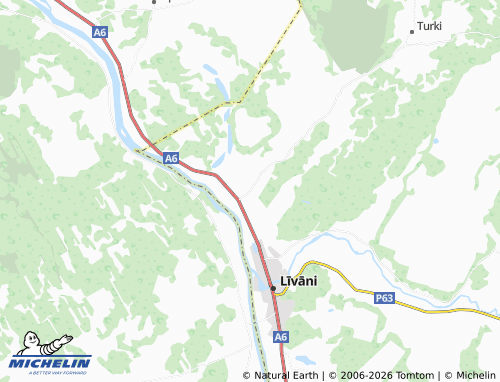 Mapa MICHELIN Jaunsilavas - ViaMichelin