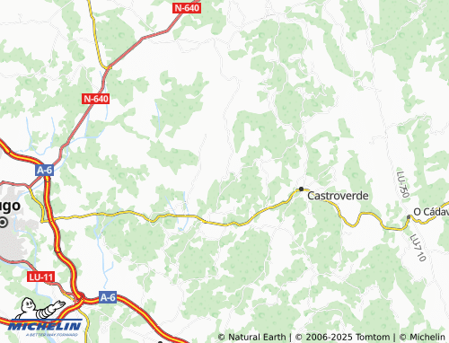 MICHELIN Francelos map - ViaMichelin