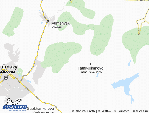 MICHELIN-Landkarte Chuvash-Ulkanovo - ViaMichelin