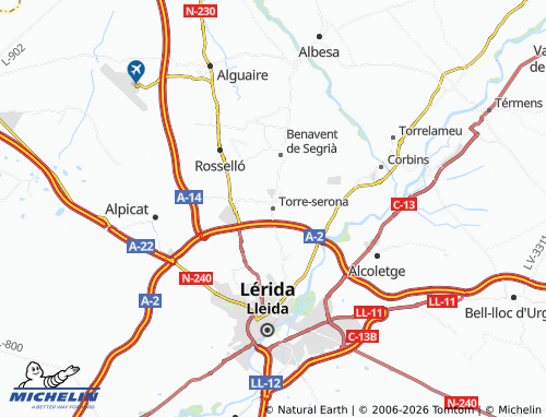 Mappa MICHELIN Torre-serona - ViaMichelin