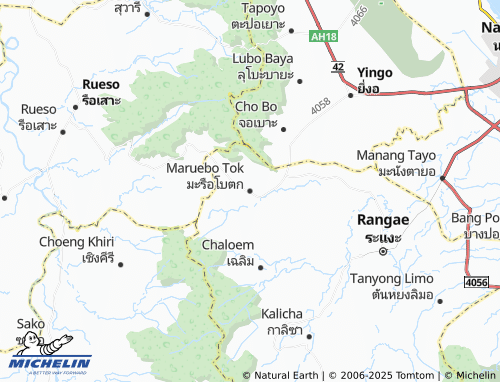 MICHELIN Maruebo Tok map - ViaMichelin