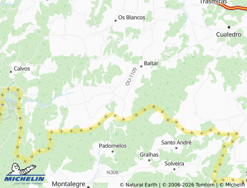 Mappa MICHELIN Montecelo - ViaMichelin