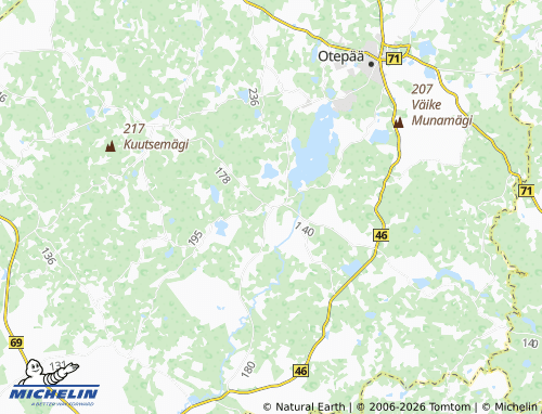 Kaart MICHELIN Sihva - ViaMichelin