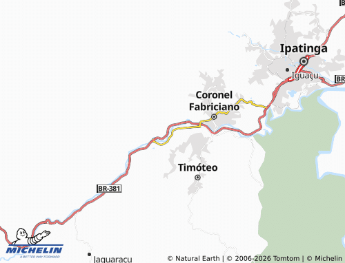 Mappa MICHELIN Cachoeira do Vale - ViaMichelin