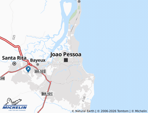 Mapa MICHELIN João Agripino - ViaMichelin