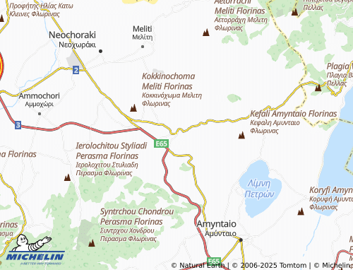 MICHELIN Vevi map - ViaMichelin
