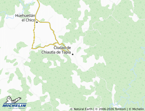 MICHELIN Agua Salada map - ViaMichelin
