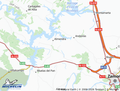 MICHELIN-Landkarte Valdeperdices - ViaMichelin