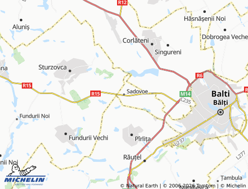Carte MICHELIN Sadovoe - ViaMichelin