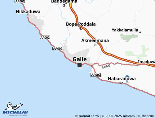 MICHELIN Galwadugoda map - ViaMichelin