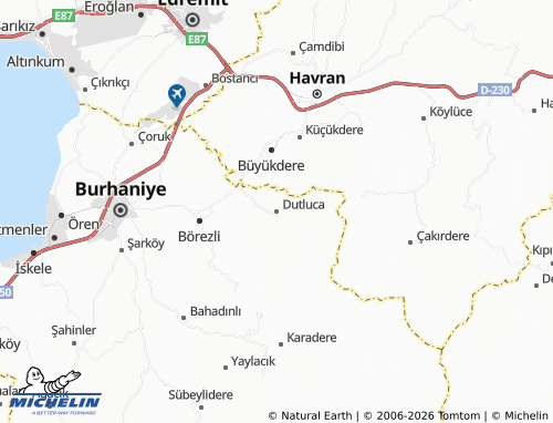 MICHELIN Dutluca map - ViaMichelin