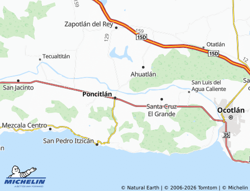 Kaart MICHELIN Guadalajara - ViaMichelin
