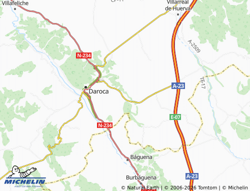 MICHELIN Nombrevilla map - ViaMichelin
