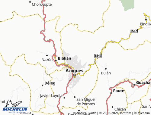 Mapa MICHELIN Guapan - ViaMichelin