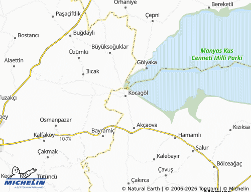 Mappa MICHELIN Kocagöl - ViaMichelin
