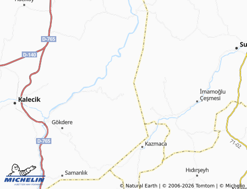 MICHELIN Karalar map - ViaMichelin