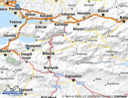 MICHELIN Gölpazarı map - ViaMichelin