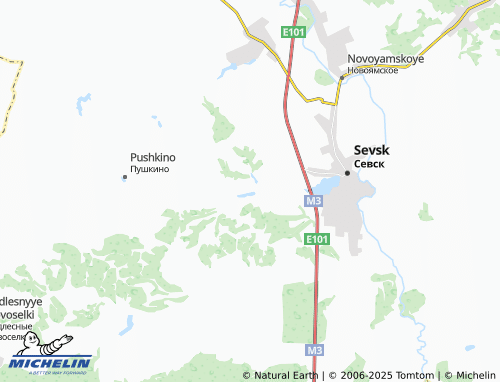 MICHELIN Maritskiy Khutor map - ViaMichelin