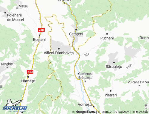 MICHELIN-Landkarte Malu Cu Flori - ViaMichelin
