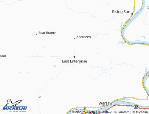 Mapa MICHELIN East Enterprise - ViaMichelin