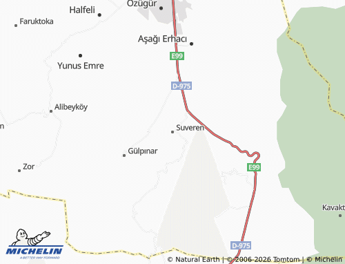 MICHELIN Suveren map - ViaMichelin