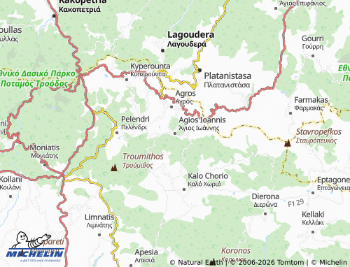 Mappa MICHELIN Agios Ioannis - ViaMichelin