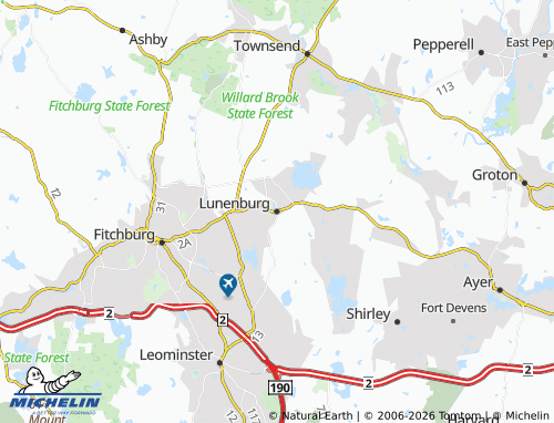 Kaart MICHELIN Lunenburg - ViaMichelin