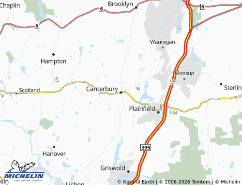 Mappa MICHELIN Canterbury - ViaMichelin