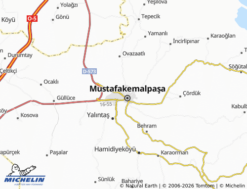 MICHELIN Hamzabey map - ViaMichelin