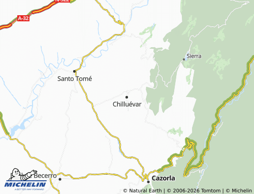 Mappa MICHELIN Chilluévar - ViaMichelin