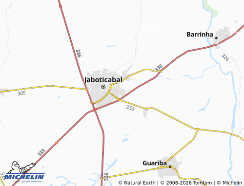 Mapa MICHELIN Cachoeira dos Mendes - ViaMichelin