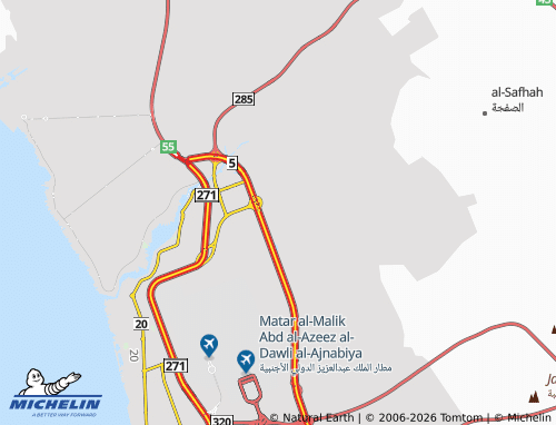 Carte MICHELIN alhamdania - ViaMichelin