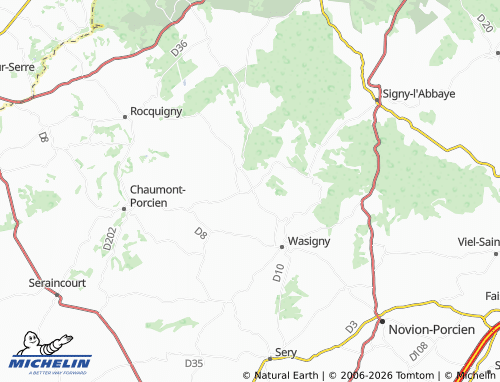 Mappa MICHELIN Draize - ViaMichelin
