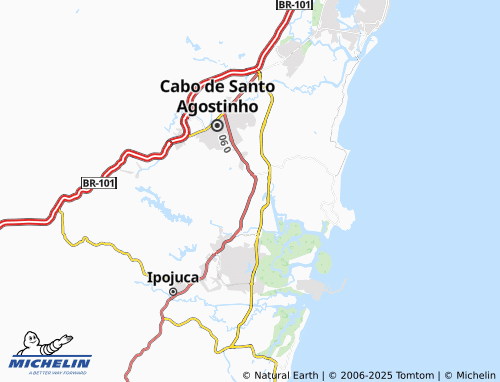 MICHELIN Rosário map - ViaMichelin