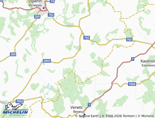 MICHELIN-Landkarte Zdravets - ViaMichelin