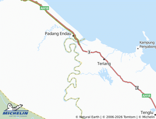 MICHELIN-Landkarte Kampung Bukit Pasir - ViaMichelin
